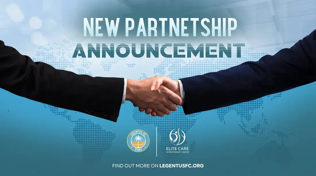Legentus FC Announces Strategic Partnership with Elite Care Physiotherapy Center